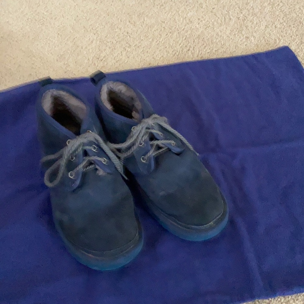 Navy blue UGG boots size 8, good condition, worn inside only